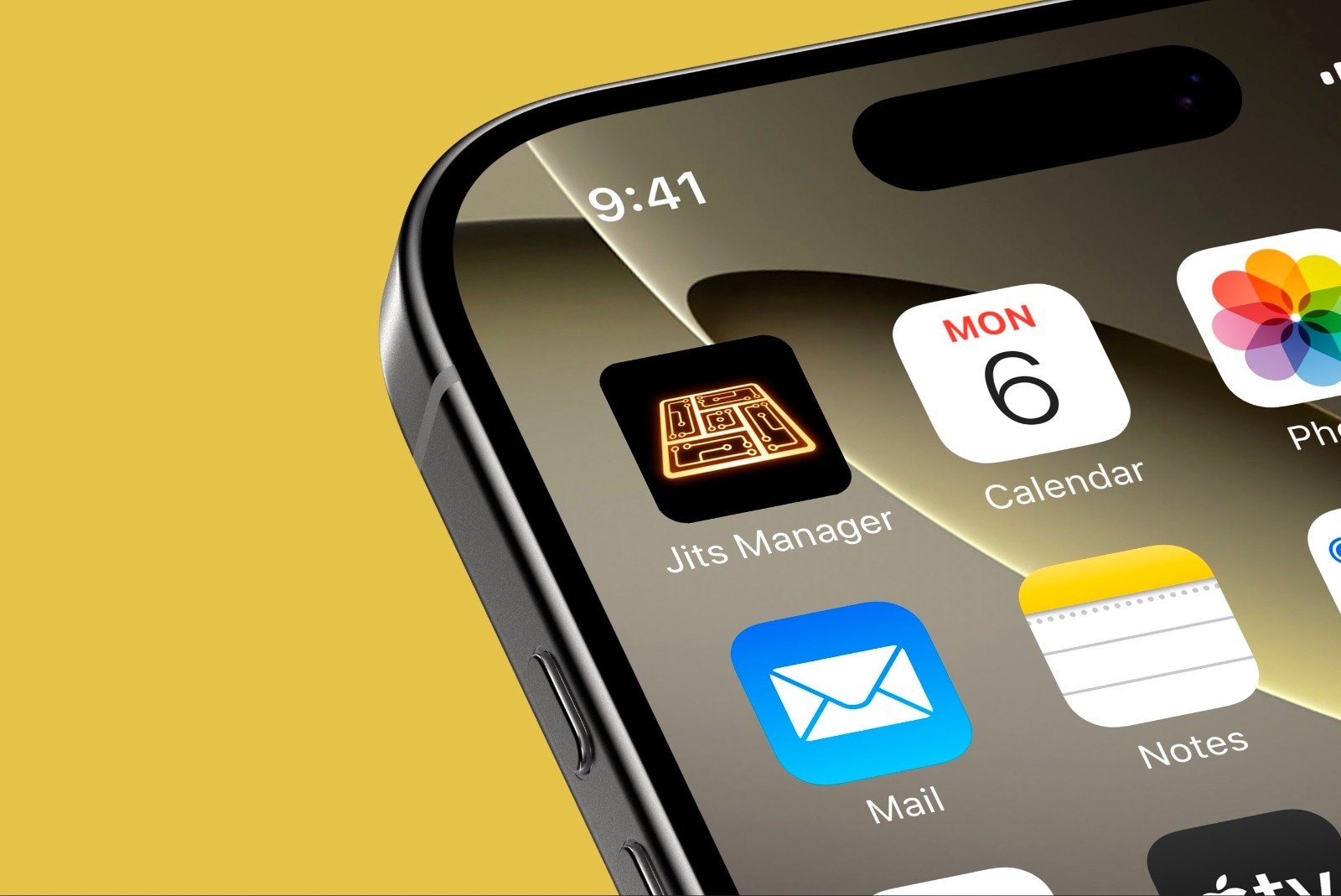 App de Jits Manager en el celular
